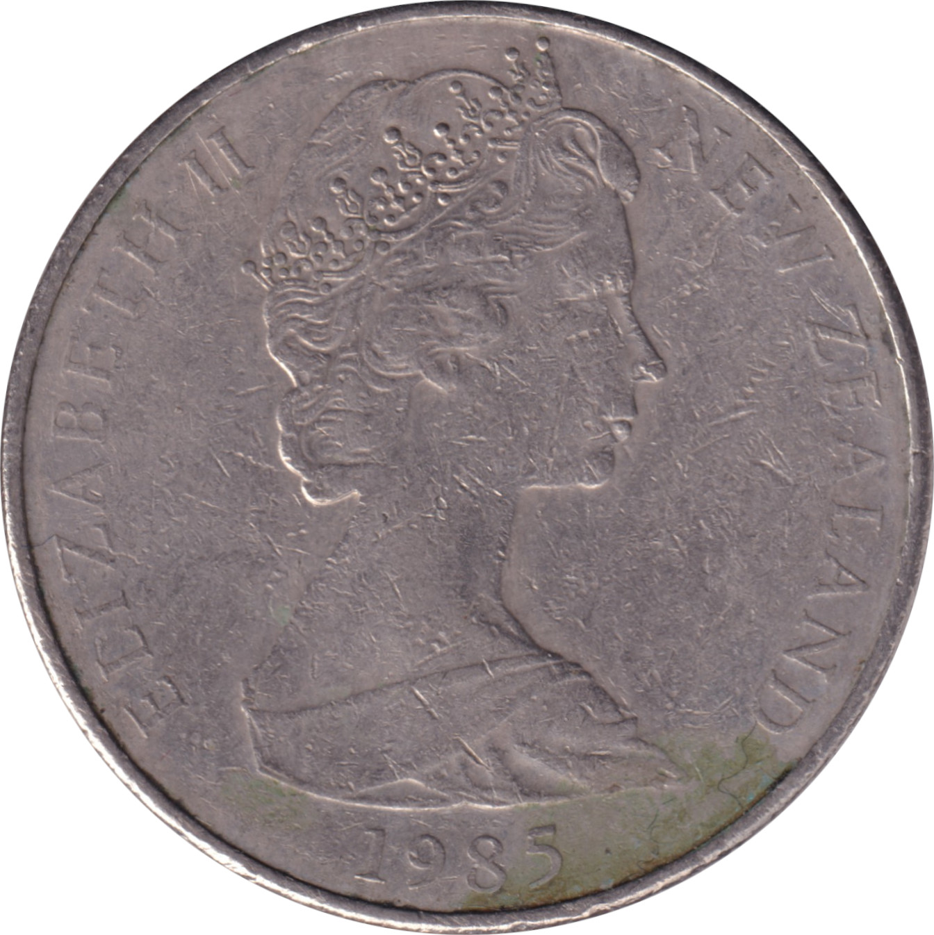 20 cents - Elizabeth II - Buste jeune