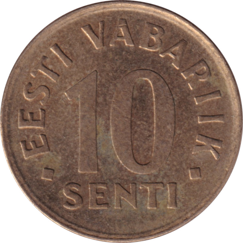 10 senti - Estonian Shield