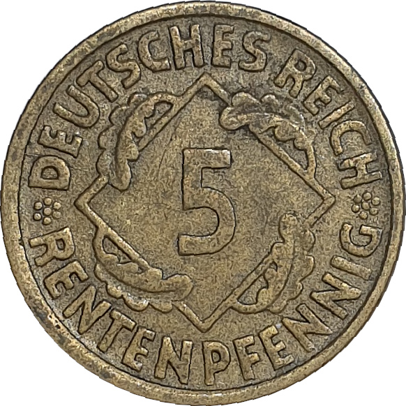 5 pfennig - Ears of weat - REICHSPFENNIG