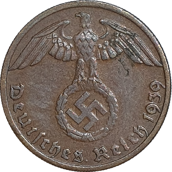 1 pfennig - First emblem