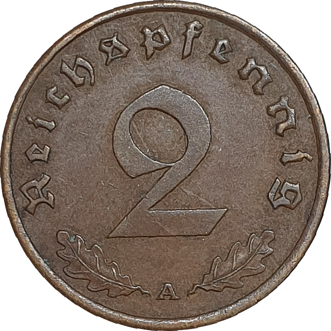 2 pfennig - First emblem