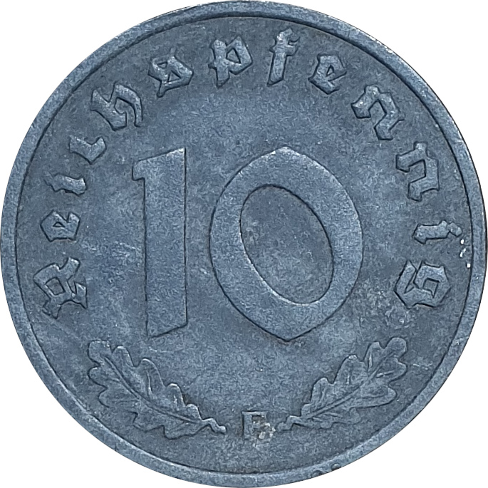10 pfennig - Second emblem