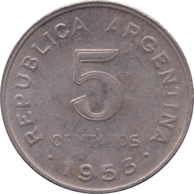 5 centavos - Jose de San Martin