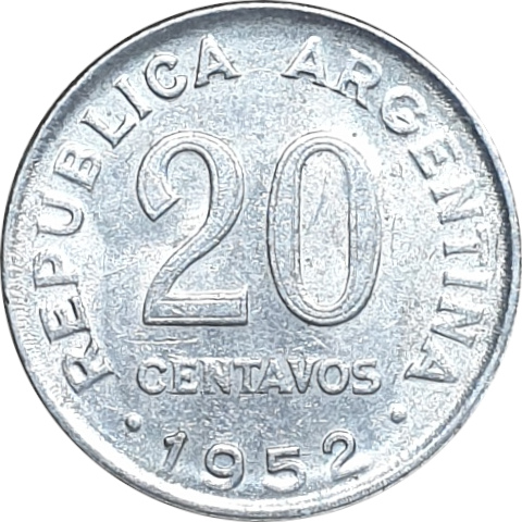 20 centavos - Jose de San Martin