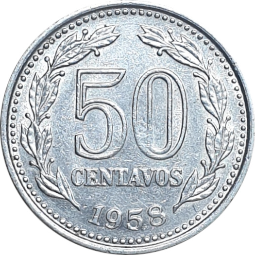 50 centavos - Tête de la liberté