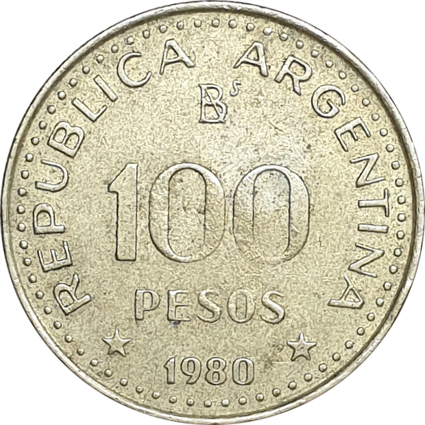 100 pesos - Jose de San Martin