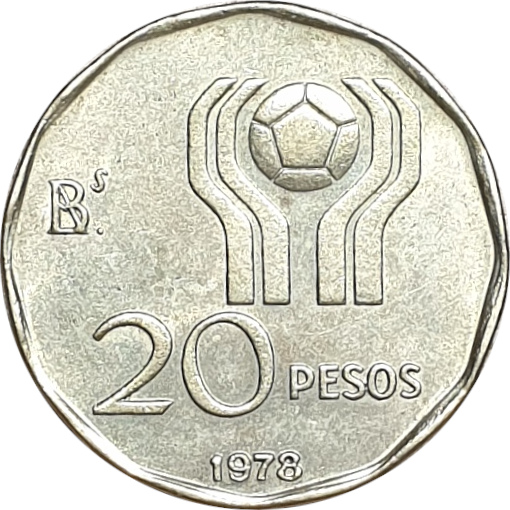 20 pesos - Coupe du Monde