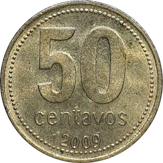 50 centavos - Hall of Independence - Heavy