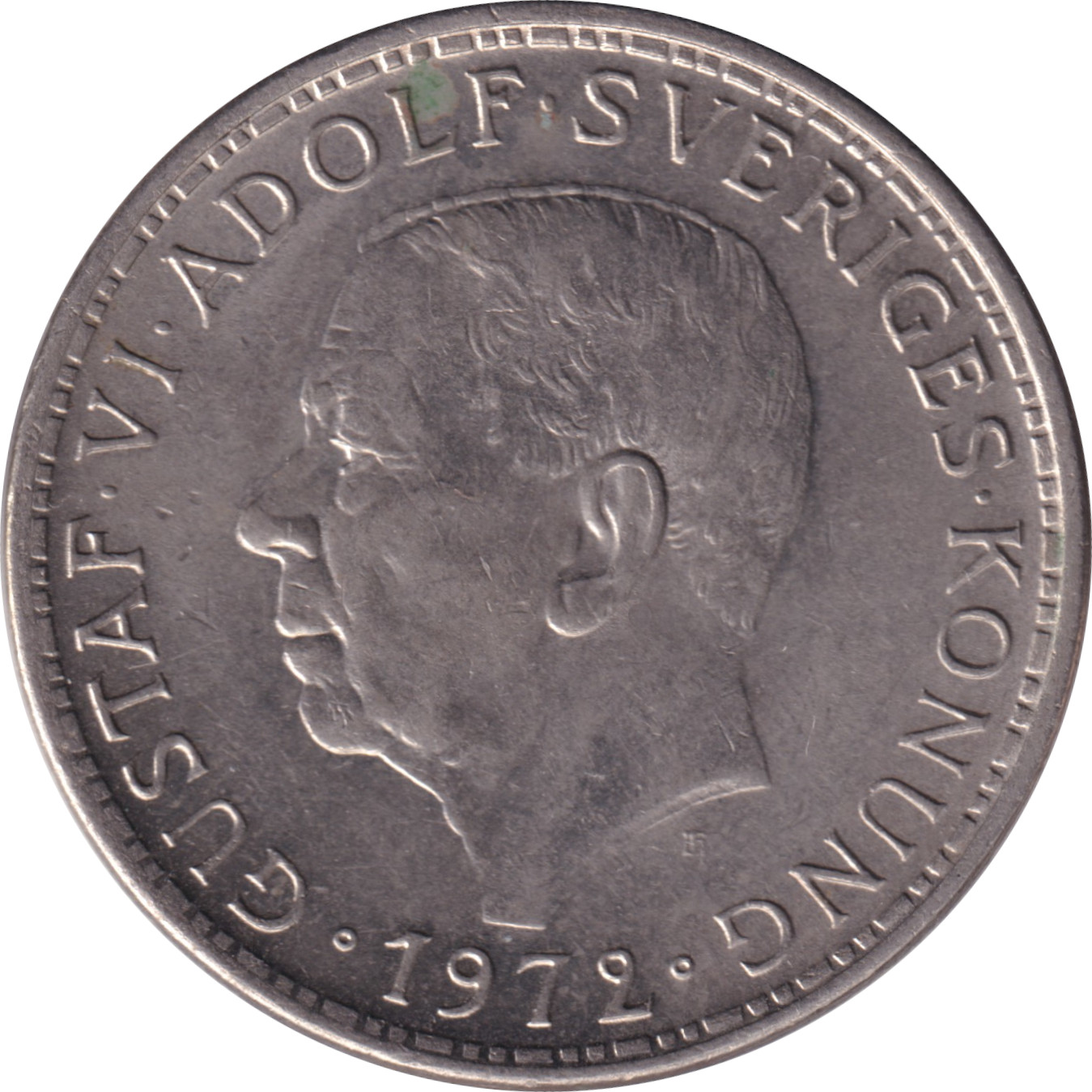 5 kronor - Gustave VI - Old head
