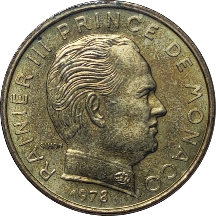 5 centimes - Rainier III