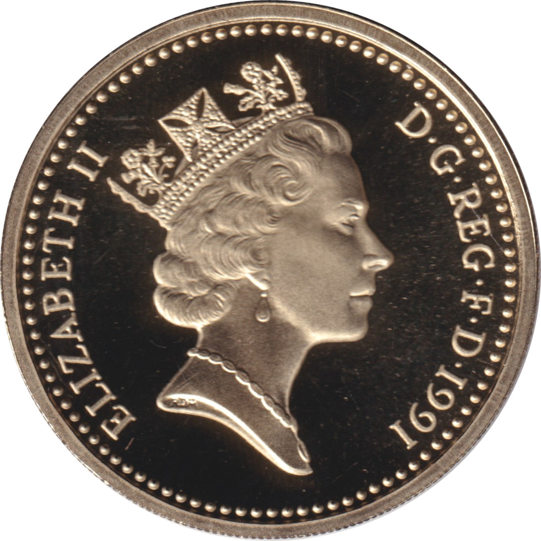 1 pound - Elizabeth II - Tête mature - Armoiries d'Irlande du Nord