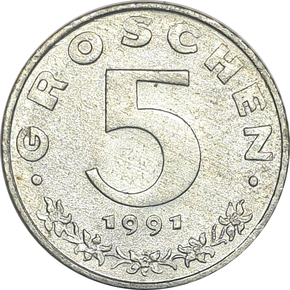 5 groschen - Eagle