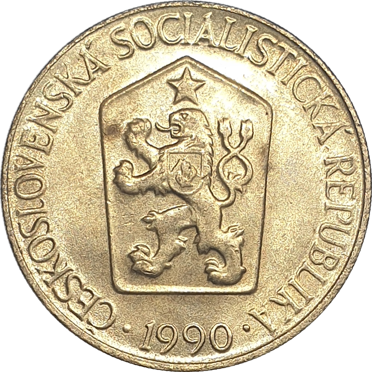 1 koruna - Heraldic Lion