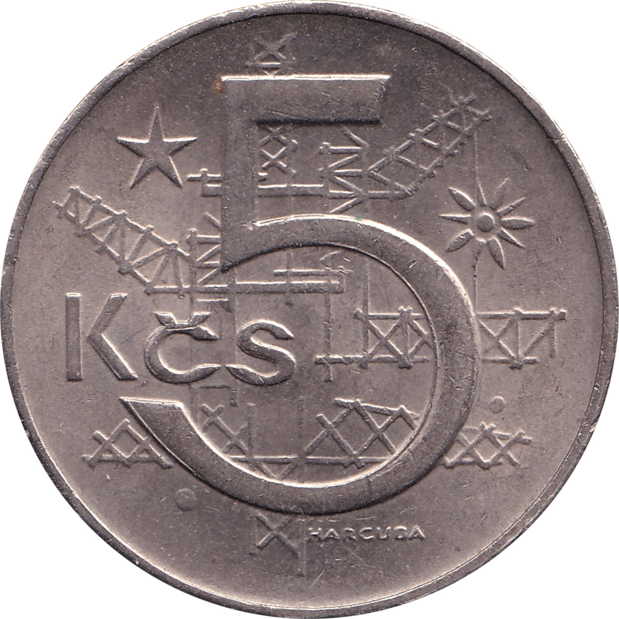 5 korun - Heraldic Lion