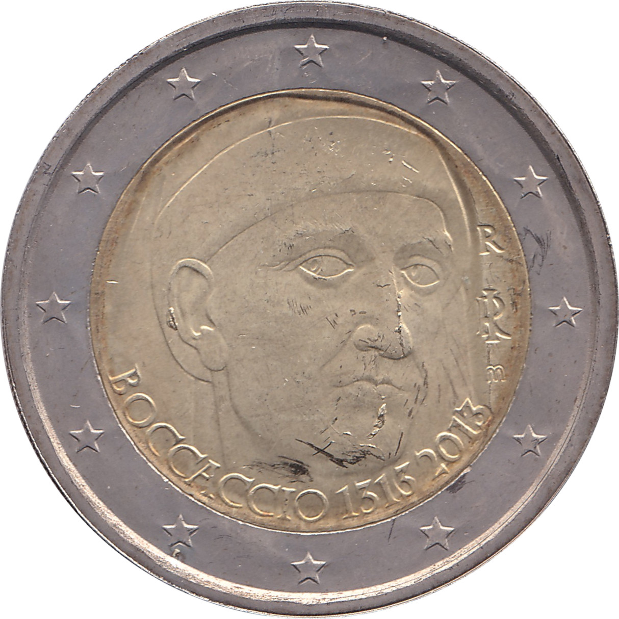 2 euro - Giovanni Boccaccio