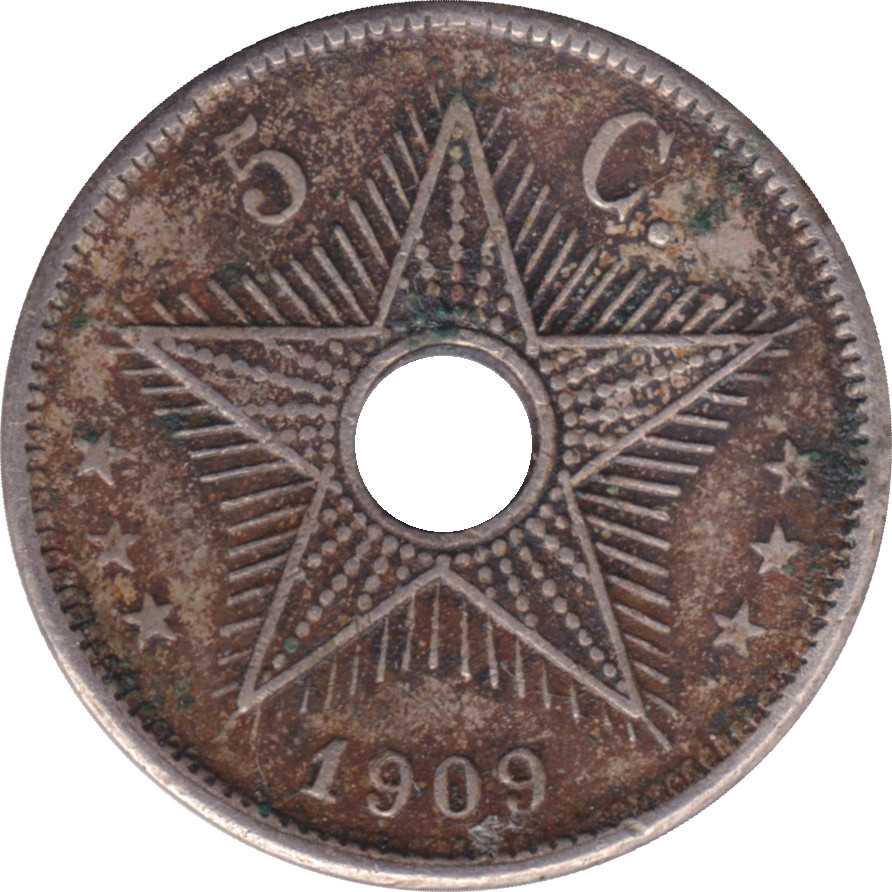 5 centimes - Léopold II