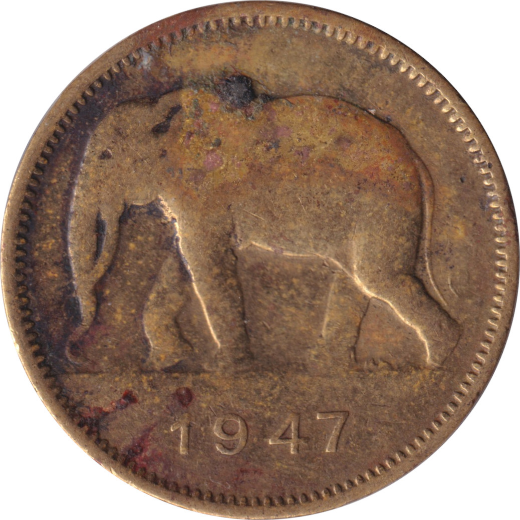 2 francs - Eléphant - Ronde