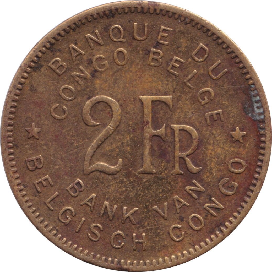 2 francs - Eléphant - Ronde