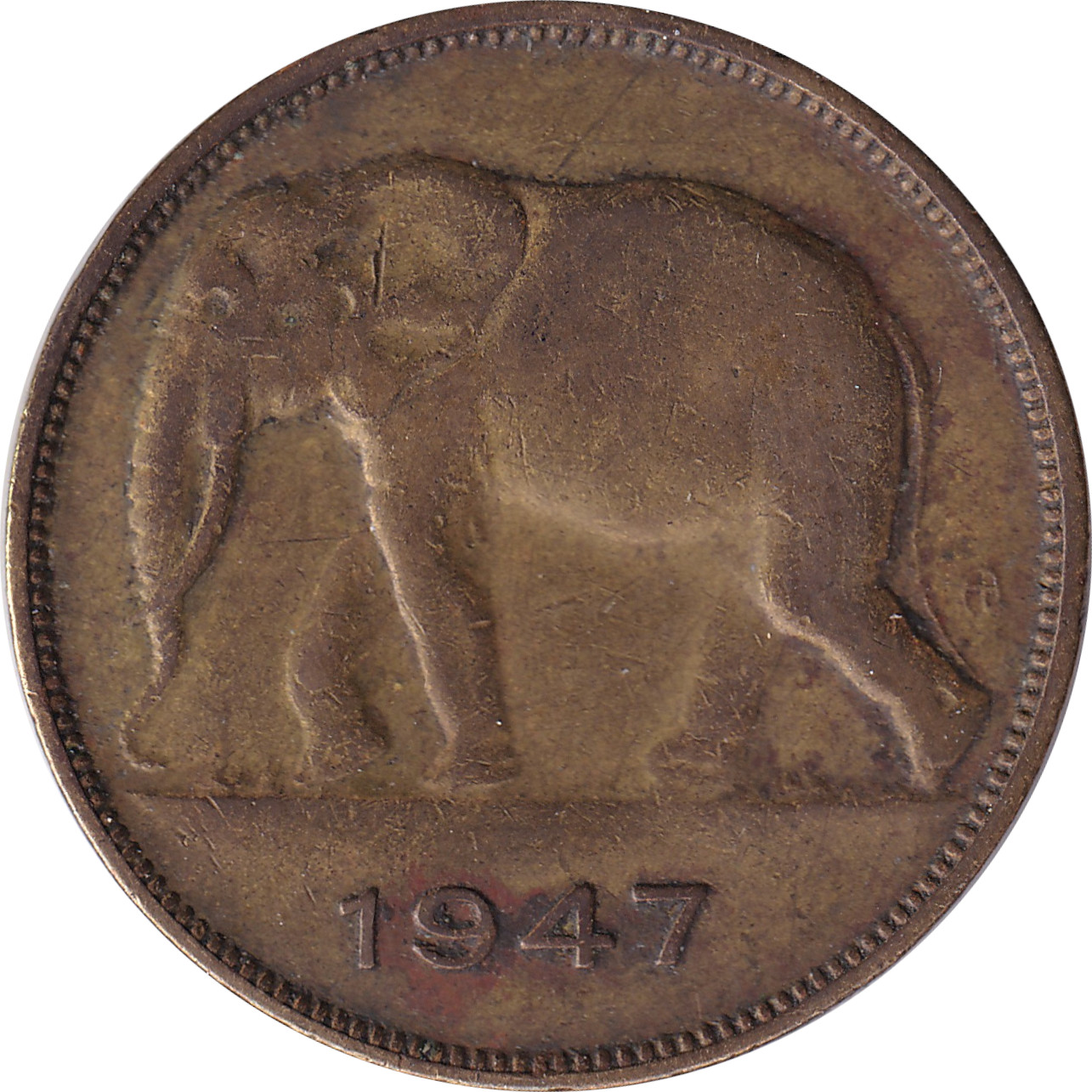 5 francs - Eléphant - Ronde
