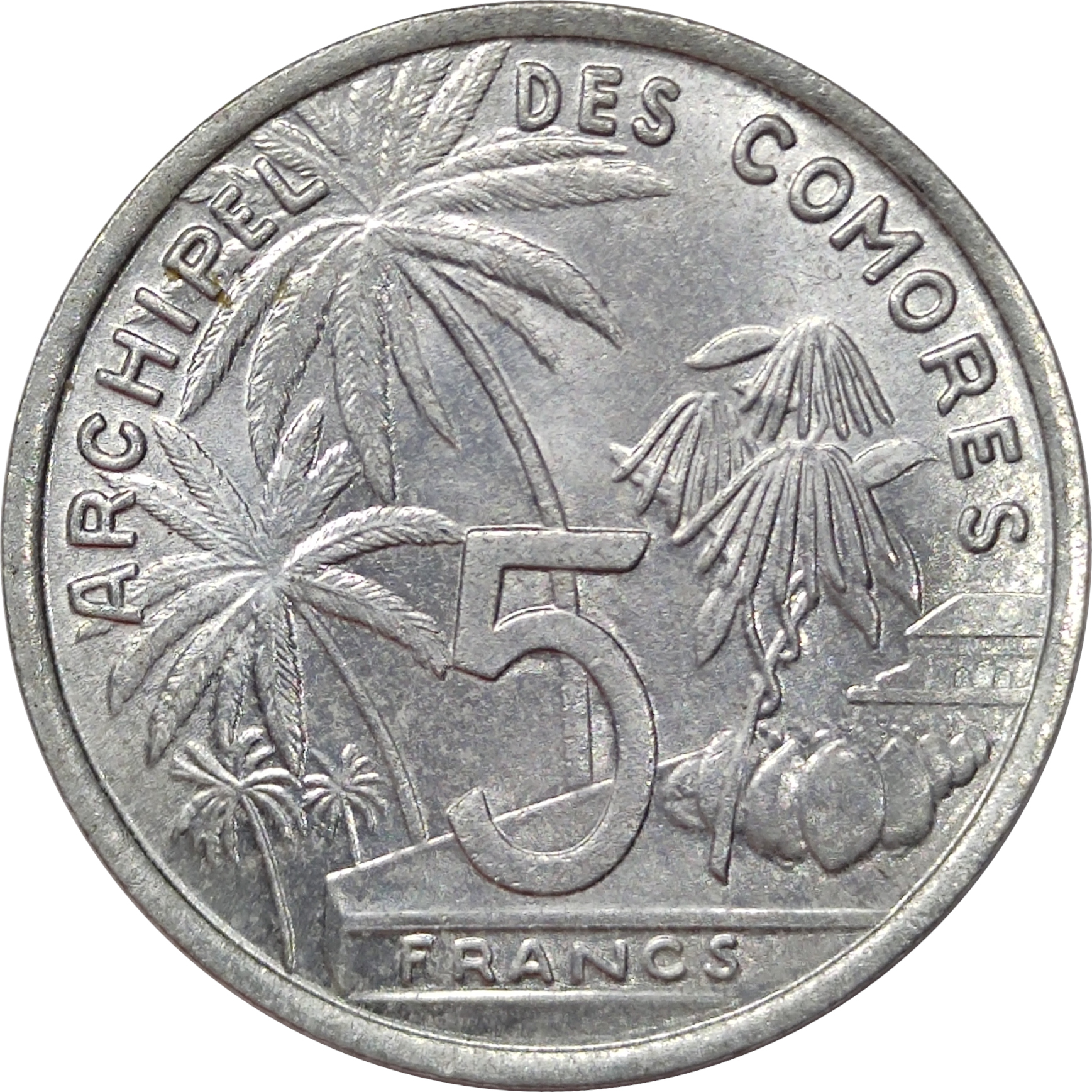 5 francs - Archipel des Comores