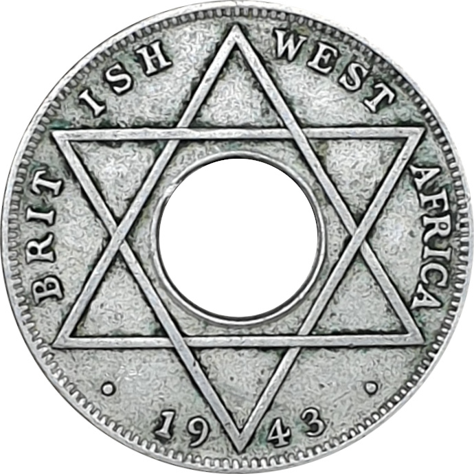 1/10 penny - George VI - British West Africa - Georges VI REX ET IND: IMP: