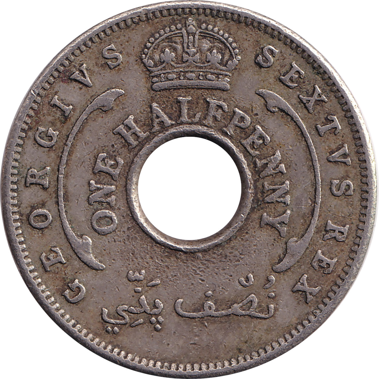1/2 penny - George VI