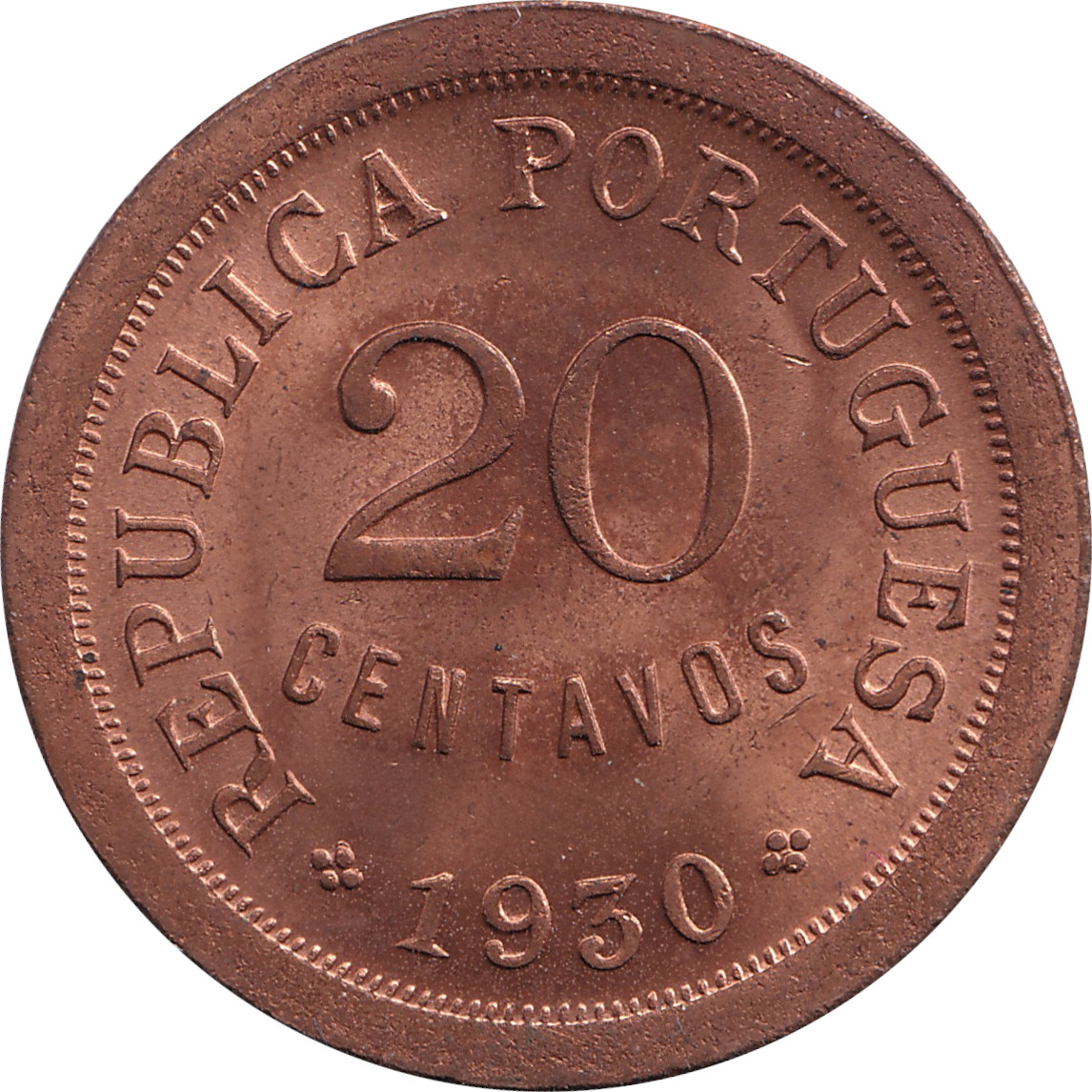 20 centavos - Buste de la Liberté