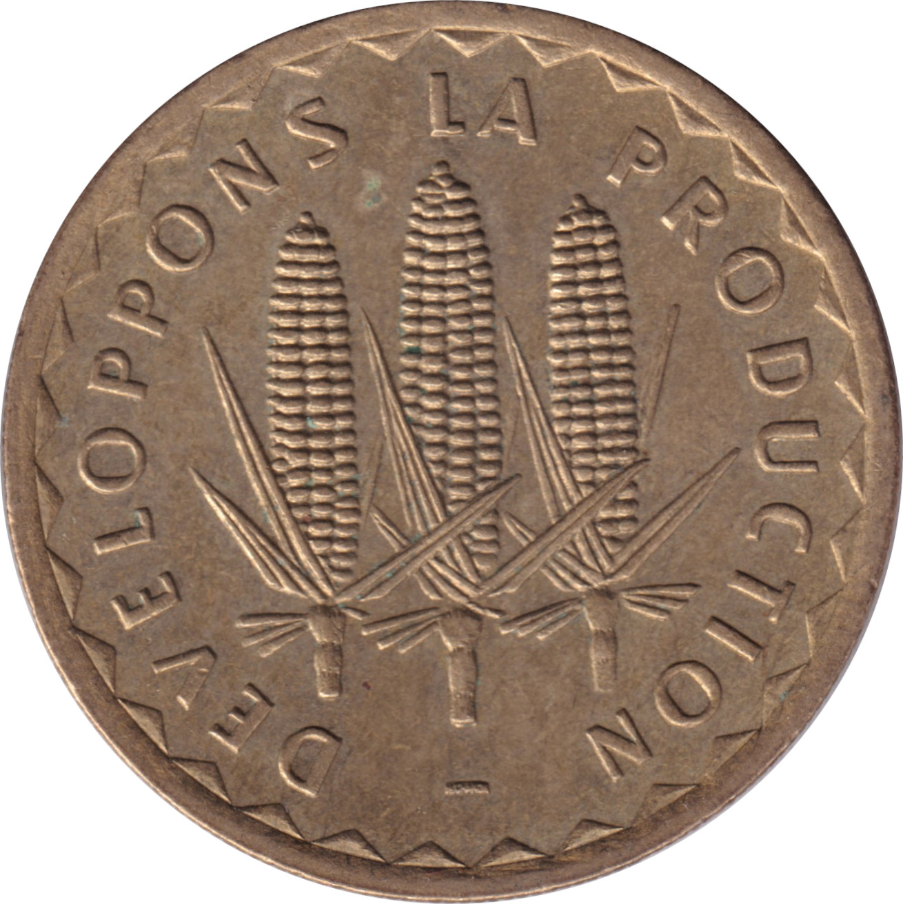 100 francs - Epis de maïs