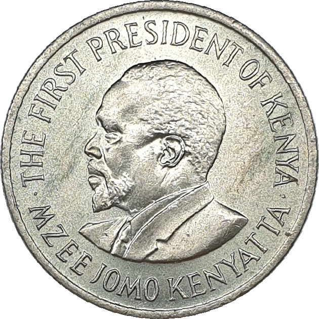 25 cents - Mzee Jomo Kenyatta - With legend