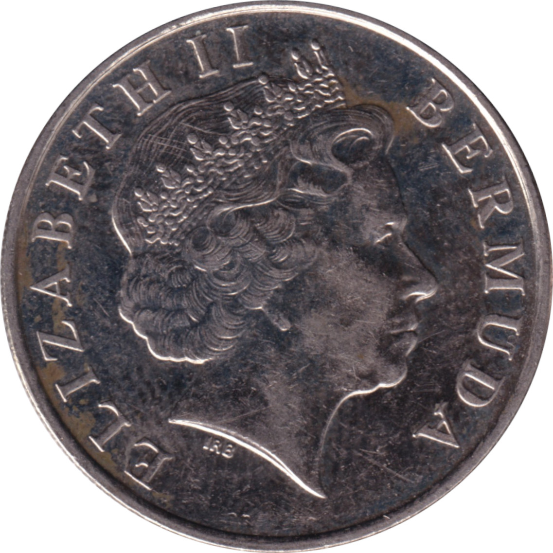 25 cents - Elizabeth II - Tête âgée