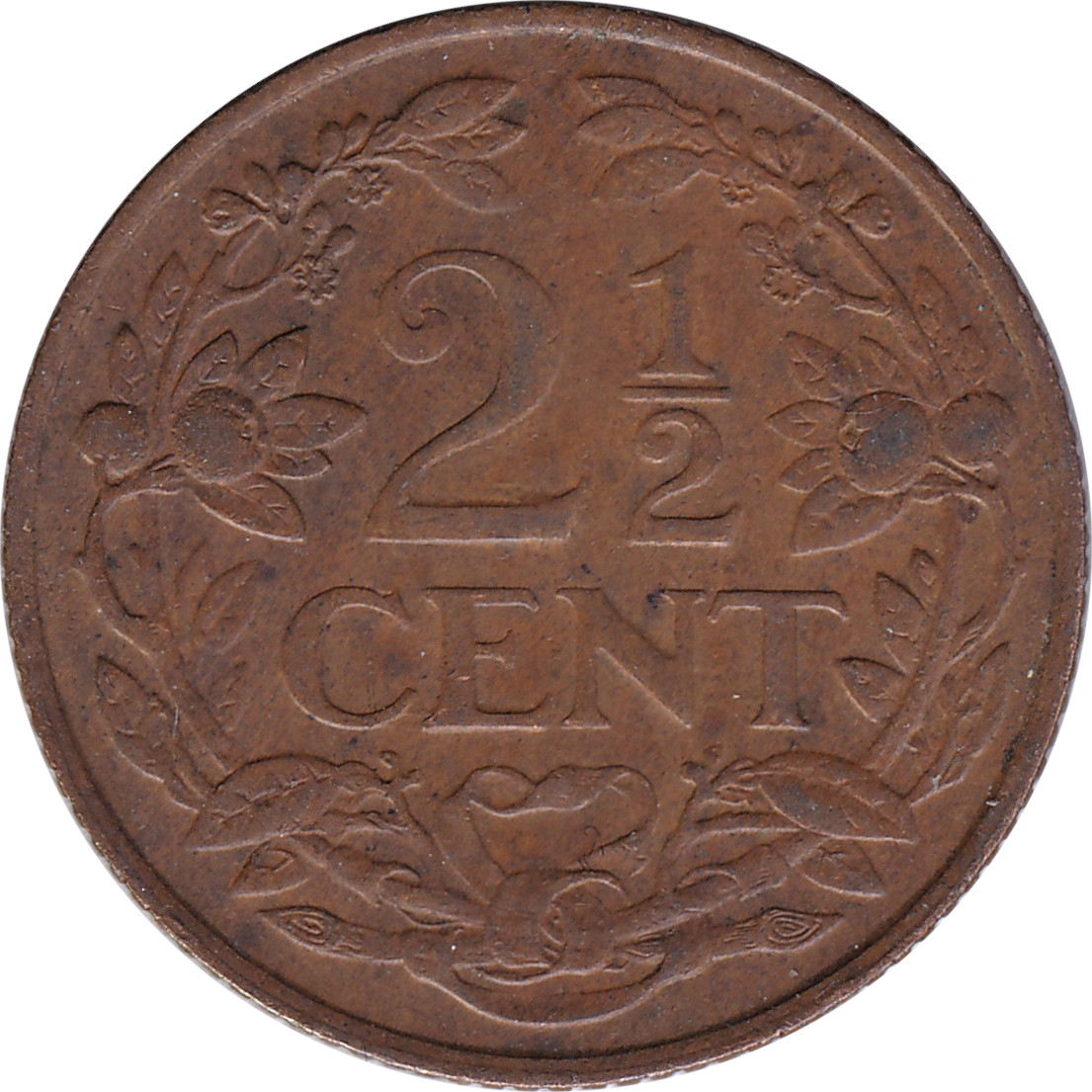 2 1/2 cents - Wilhelmina I