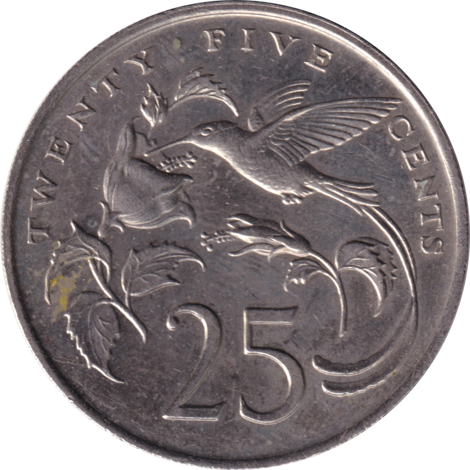 25 cents - Bird - Large legend