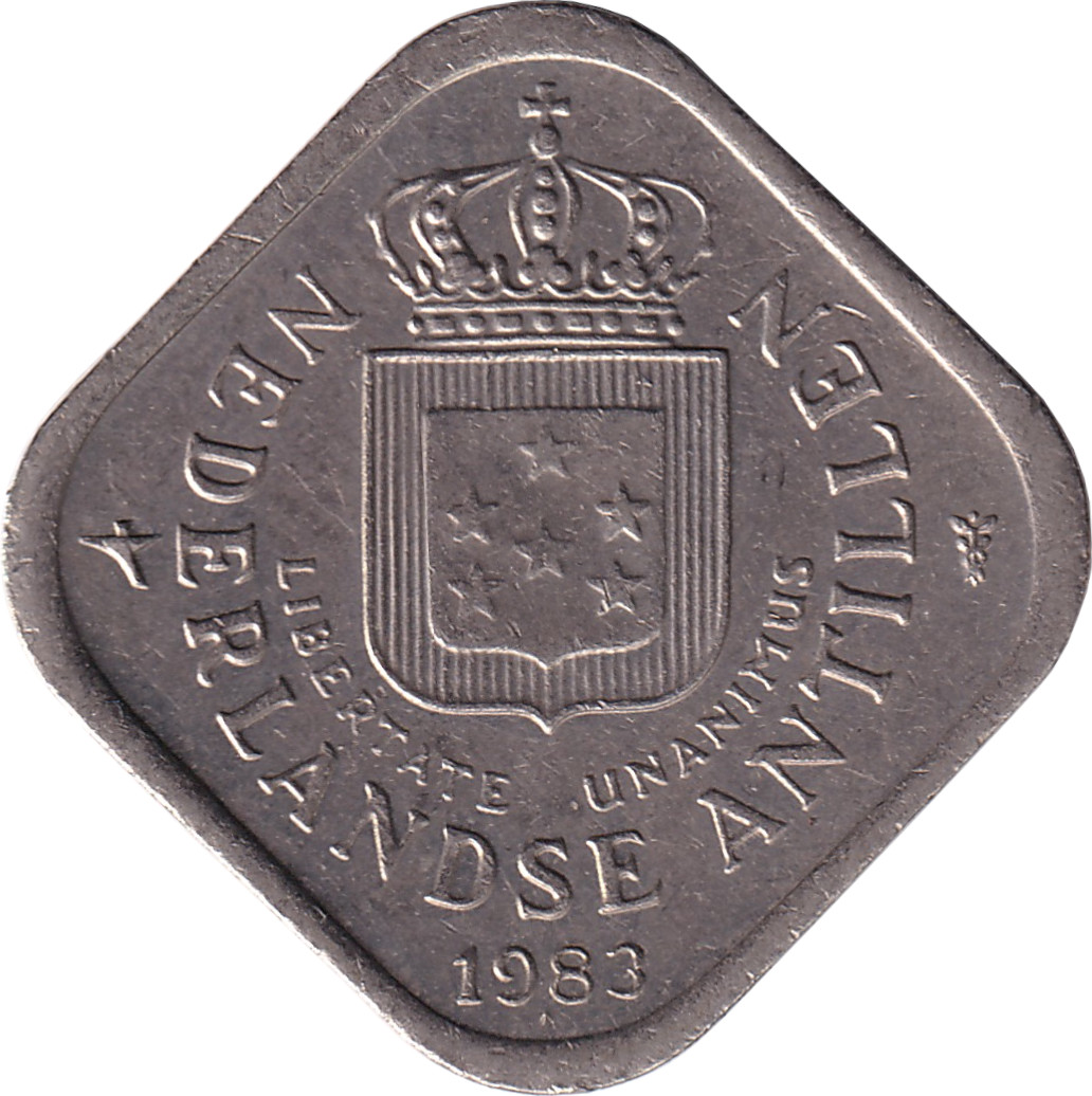 5 cents - Blason - Carrée