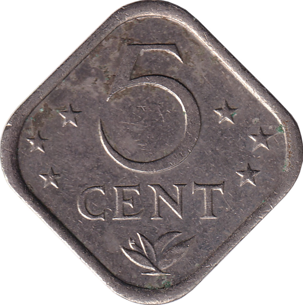5 cents - Blason - Carrée