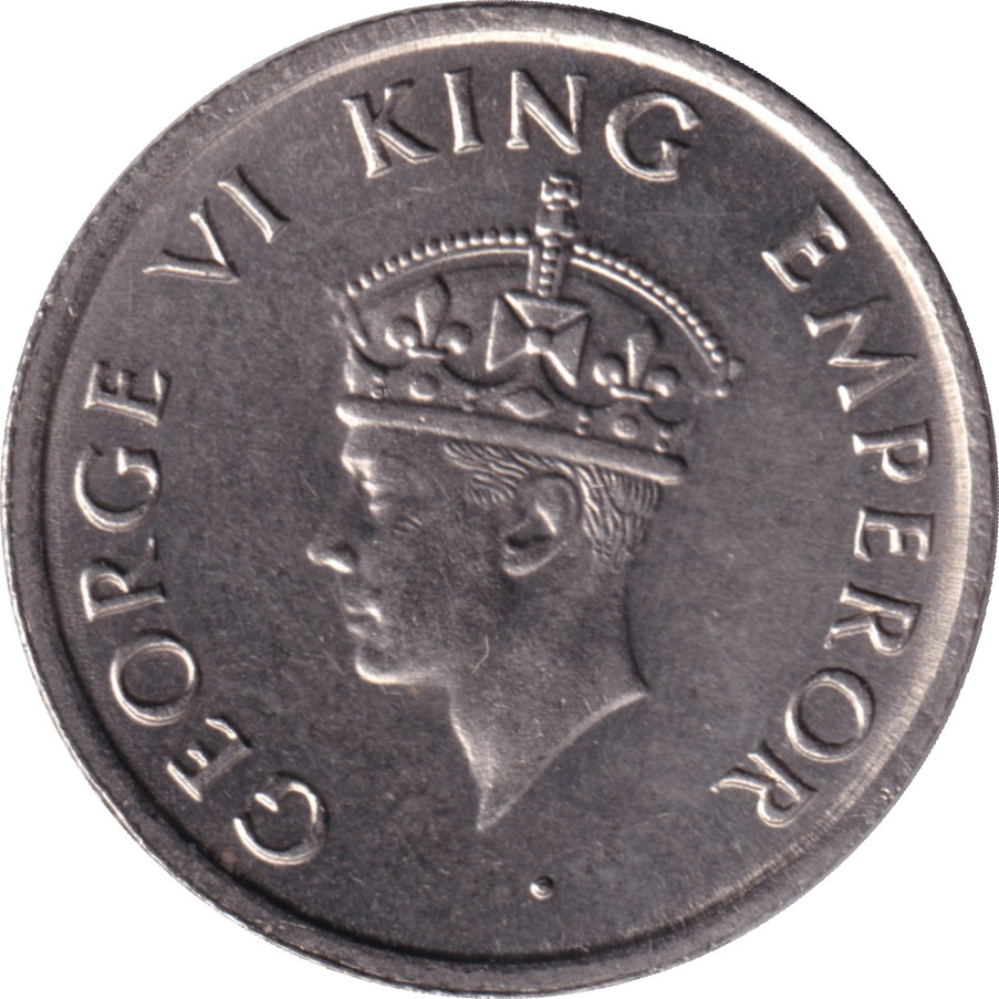 1/4 rupee - George VI - Panthère