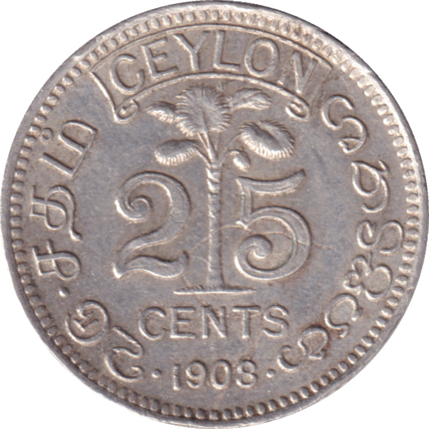 25 cents - Edward VII