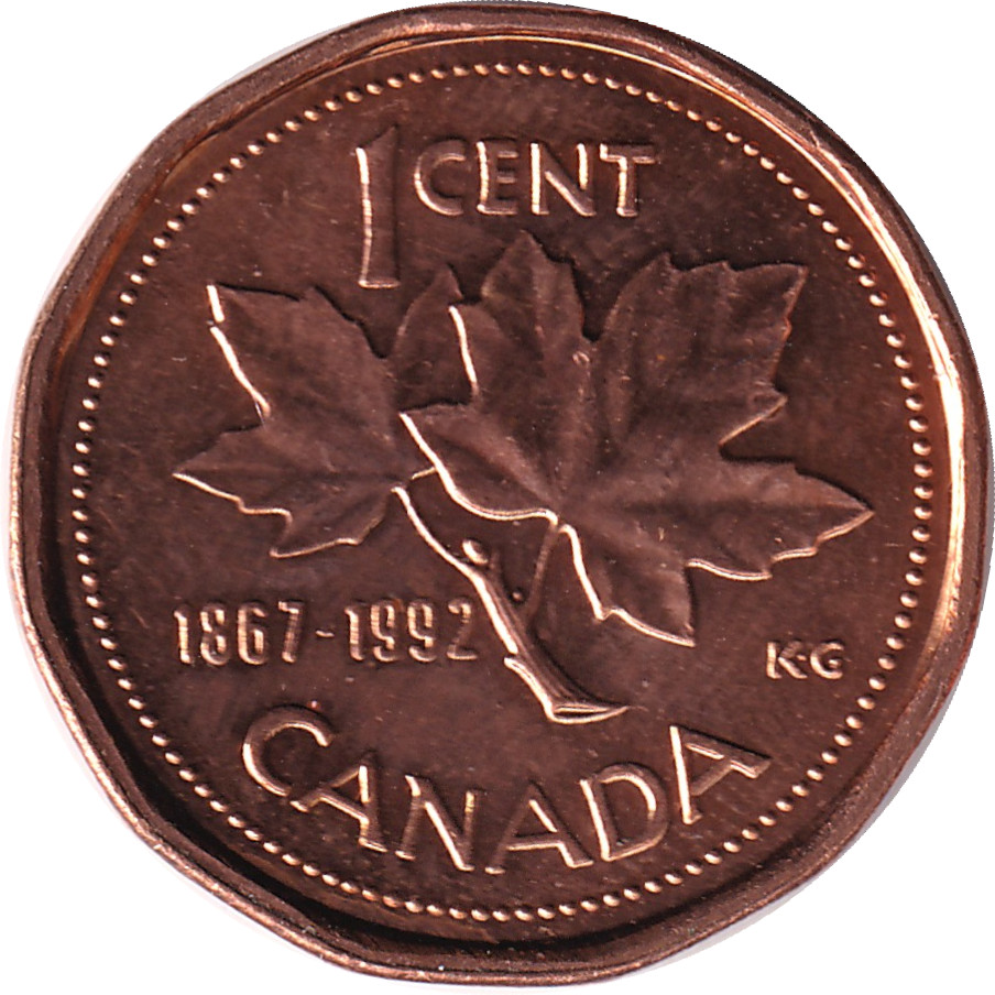 1 cent - Confédération - 125 years