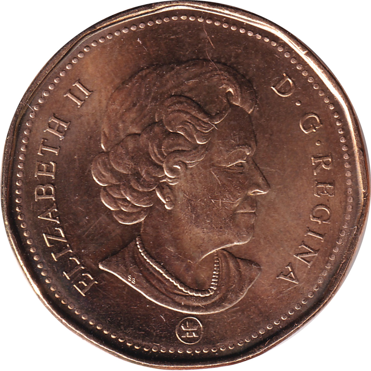 1 dollar - Elizabeth II - Tête agée - Non sécurisée