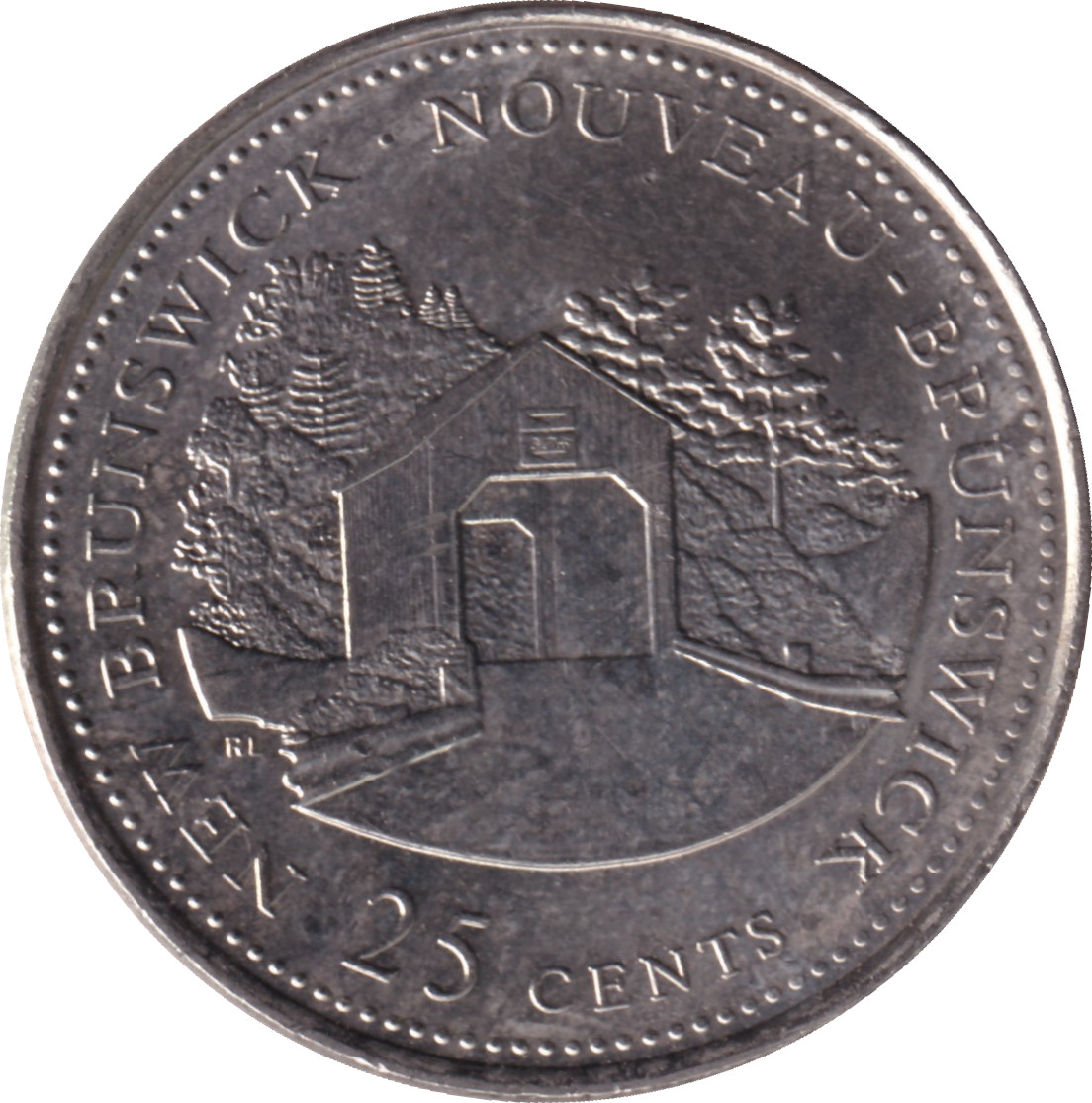 25 cents - Nouveau-Brunswick
