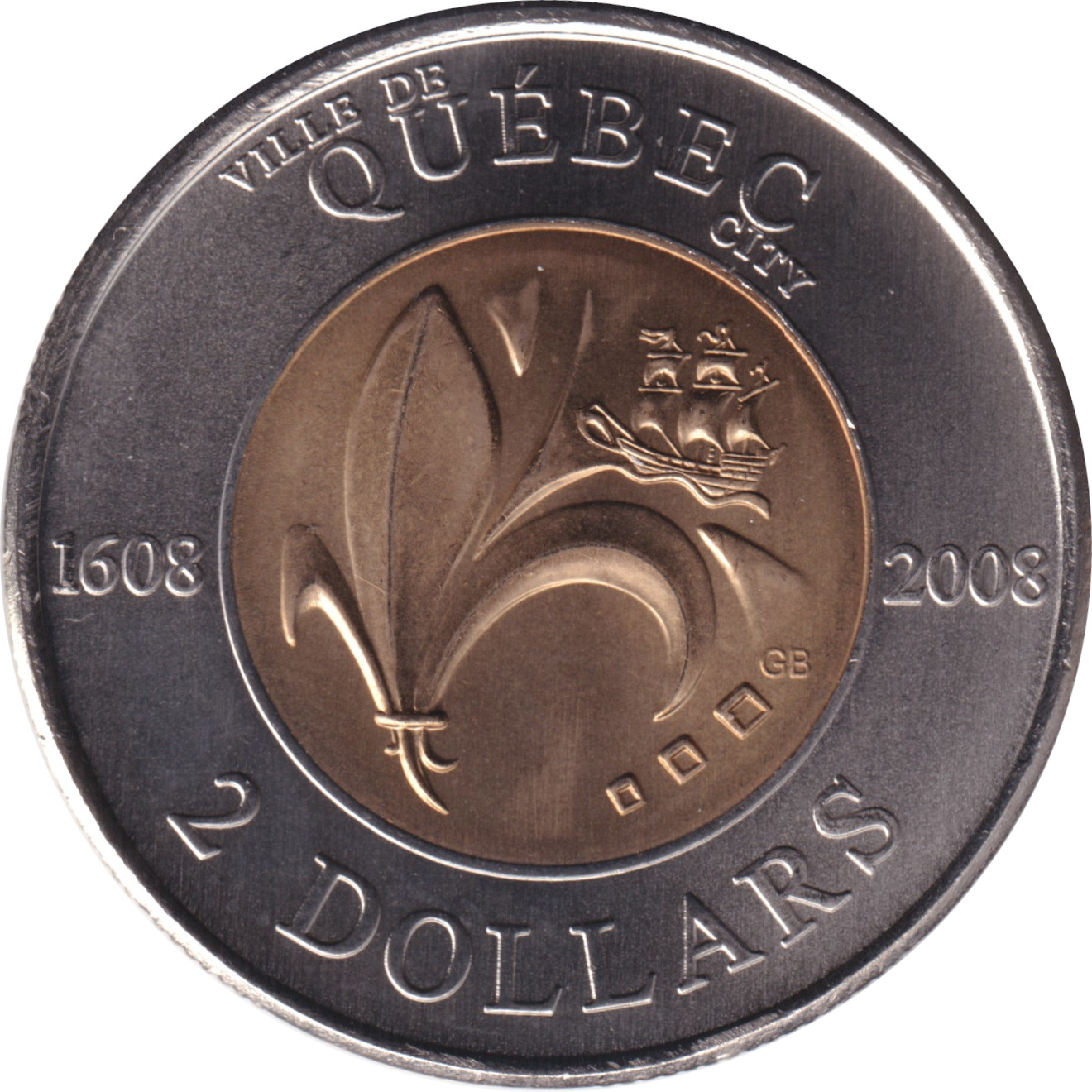 2 dollars - Québec - 400 years