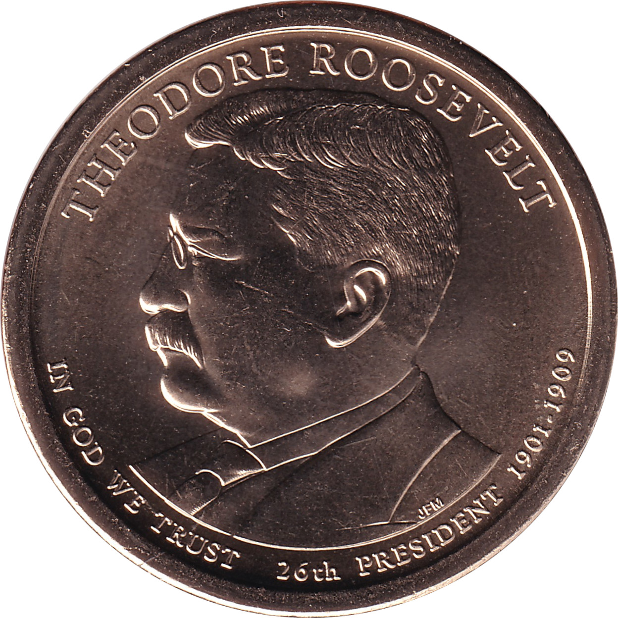1 dollar - Theodore Roosevelt