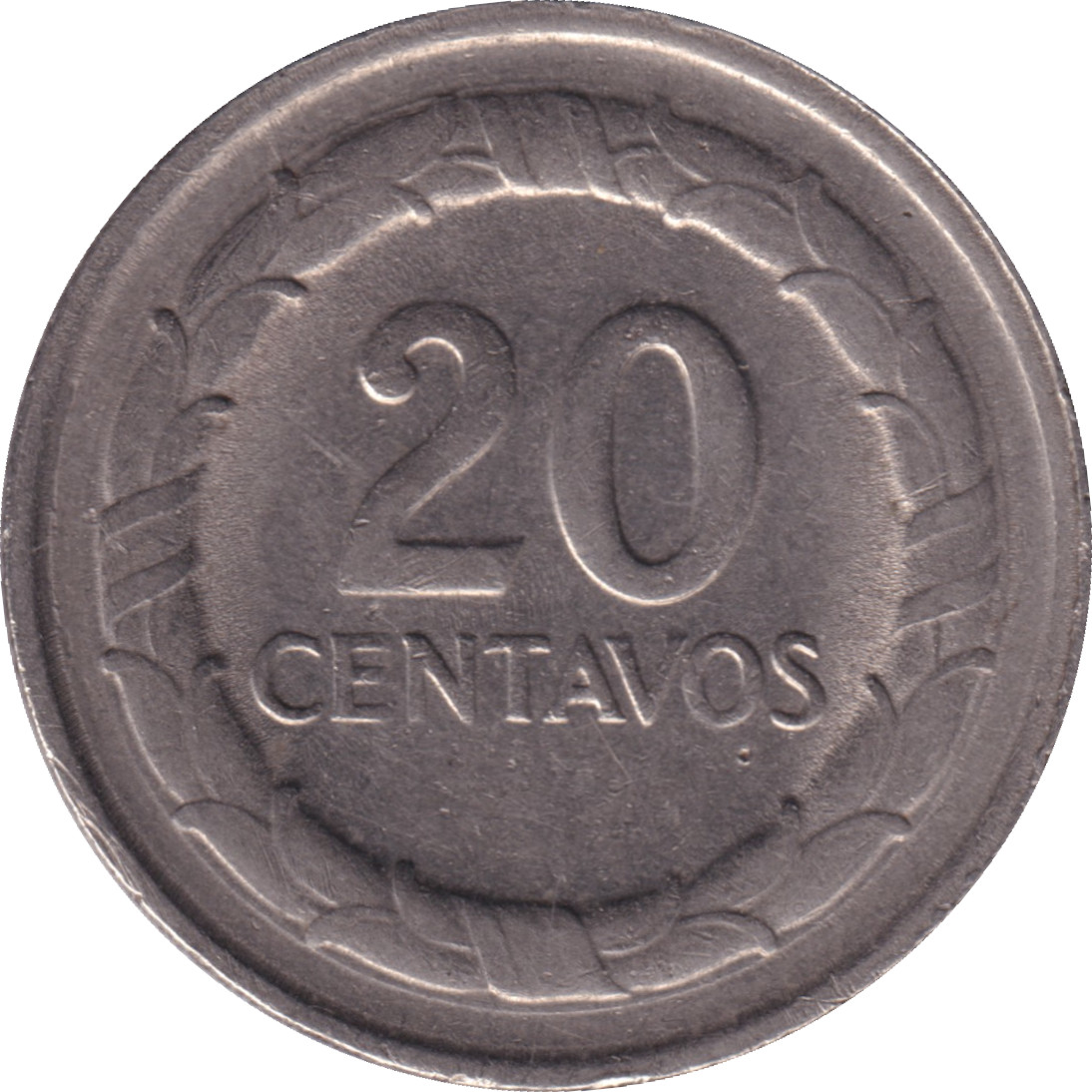 20 centavos - Santander - Grande tête