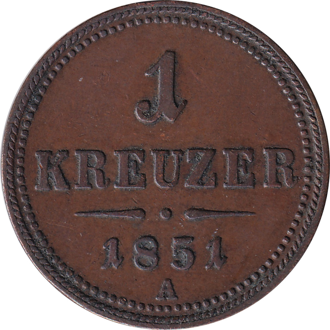 1 kreuzer - Franz Jospeh I