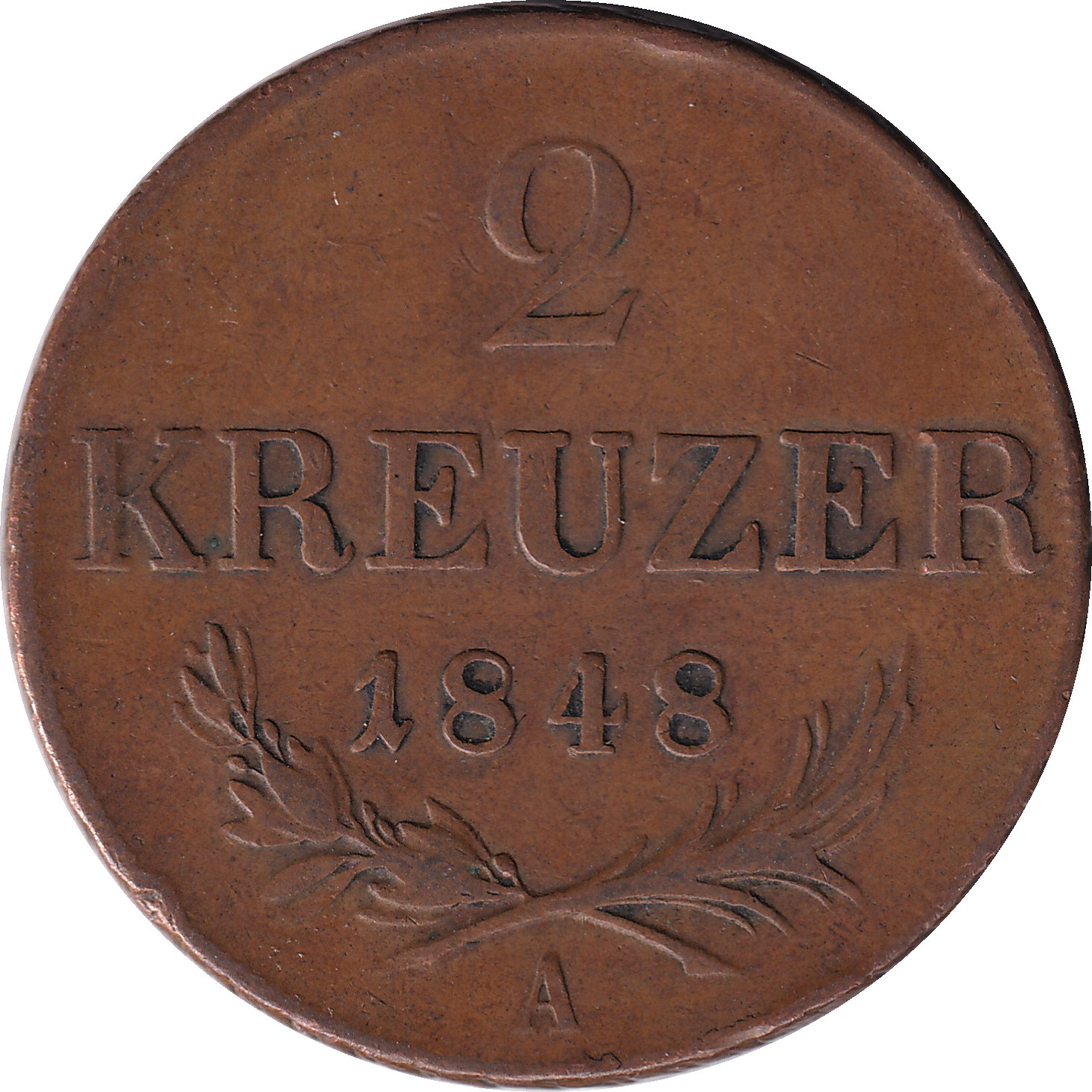 2 kreuzer - Franz Jospeh I - Shield