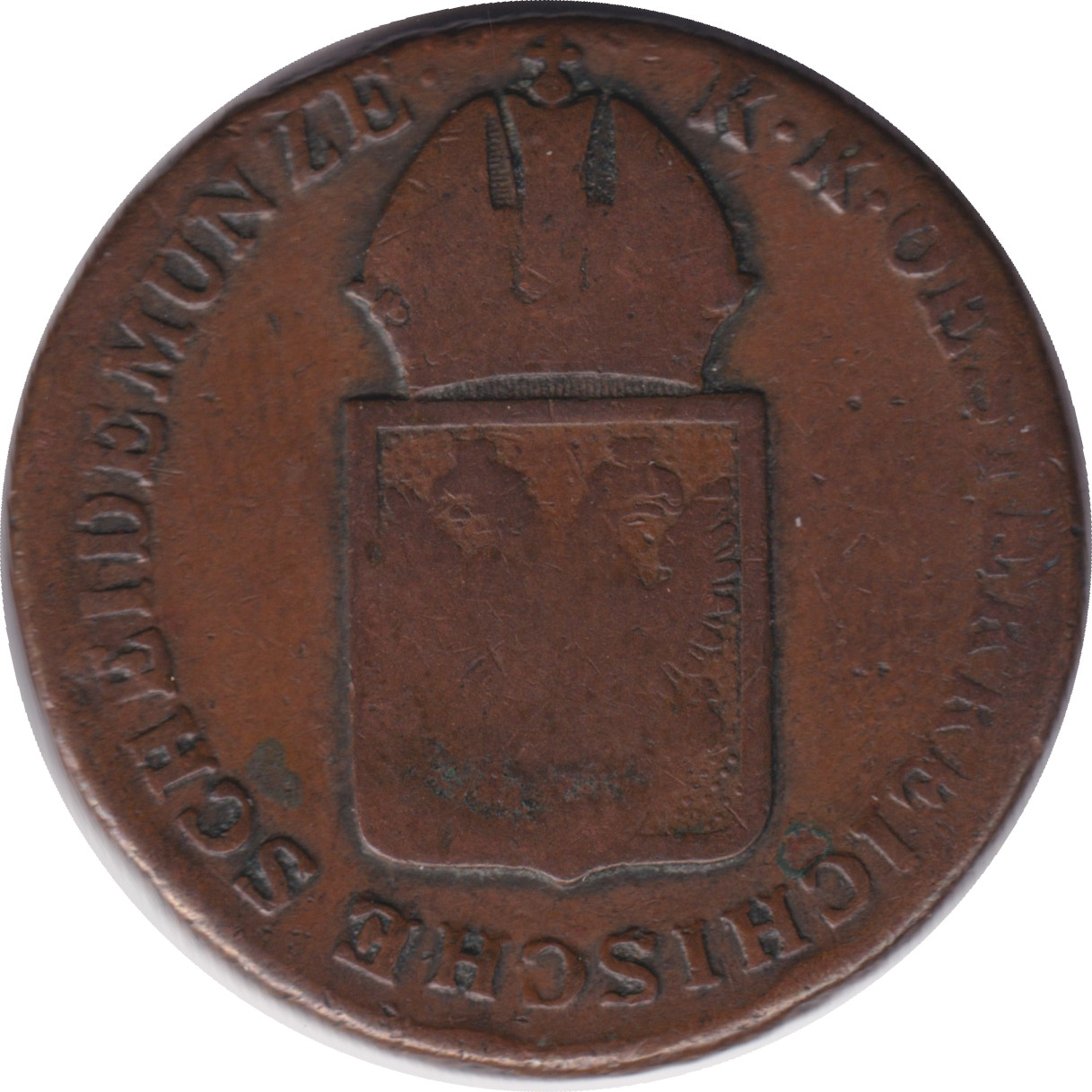 1 kreuzer - Franz II - Shield