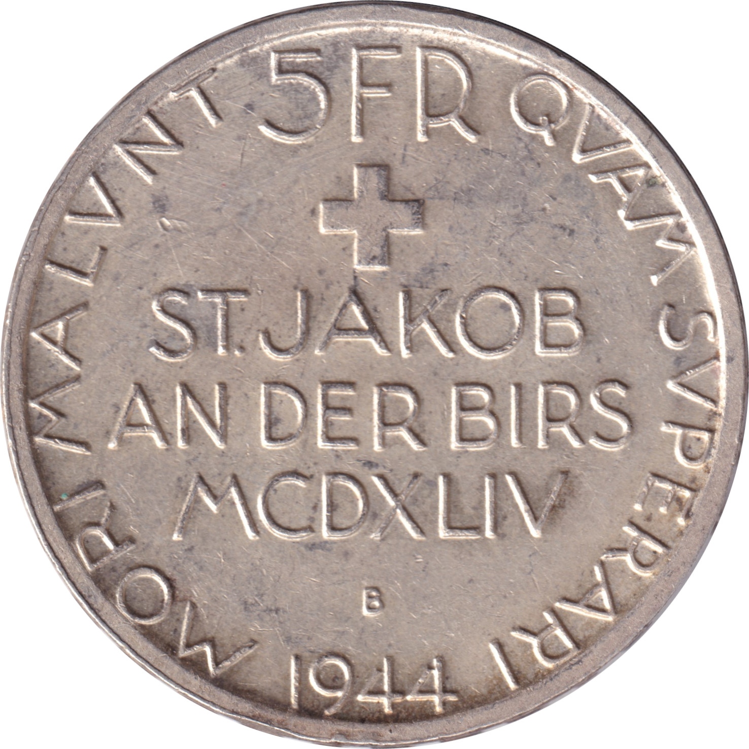 5 francs - Bataille de St Jacob