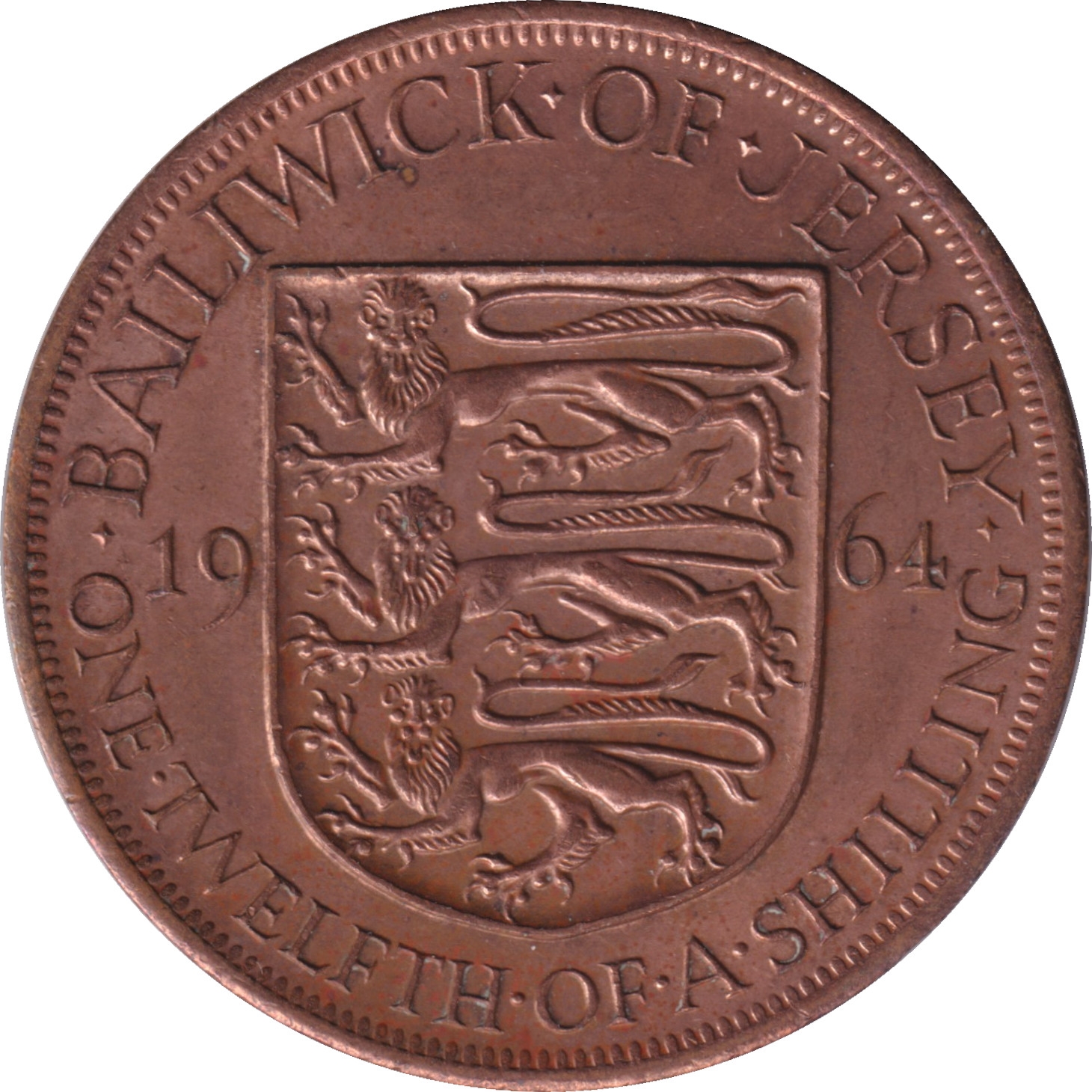 1/12 shilling - Elizabeth II - Blason