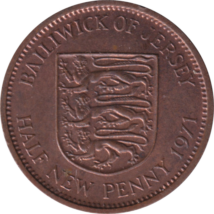 1/2 penny - Elizabeth II - Buste jeune - New Penny