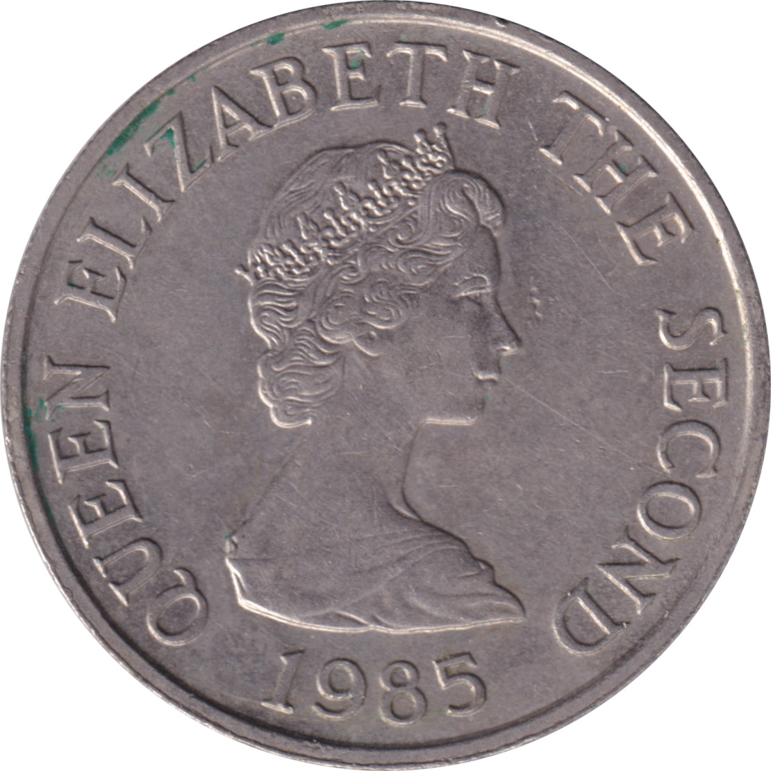 5 pence - Elizabeth II - Buste mature - Grand module