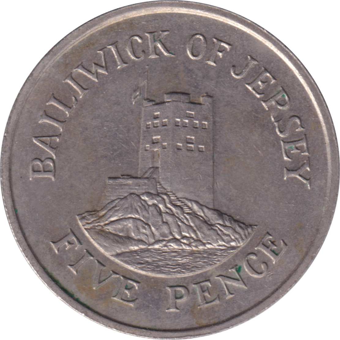 5 pence - Elizabeth II - Buste mature - Grand module